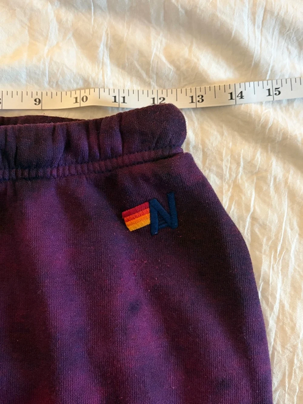 Aviator Nation Purple Pink Black Tie Dye Sweatpants Size XS - Picture 5 of 6